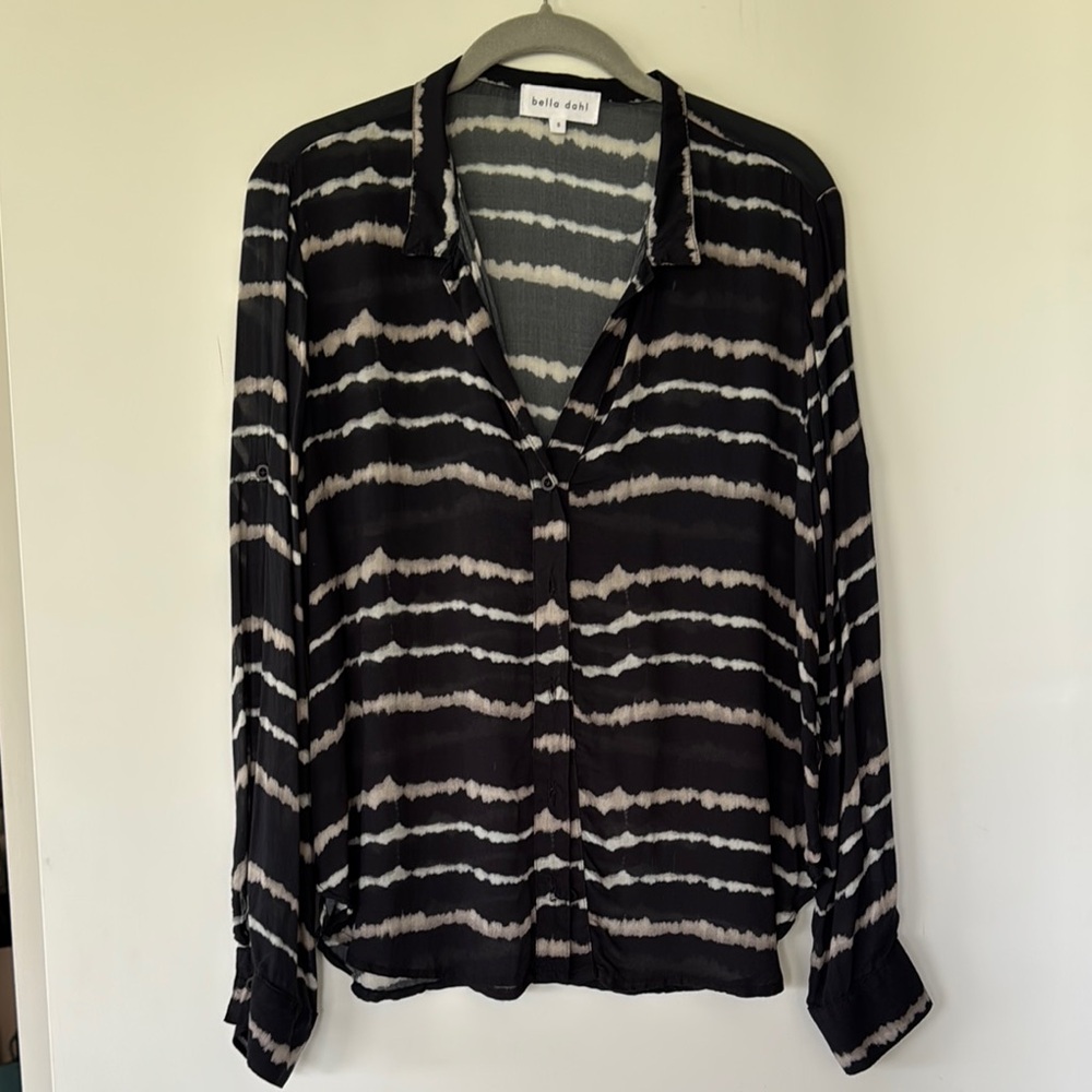 Bella Dahl Black and White Women's Top